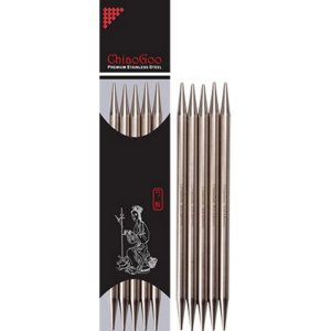 ChiaoGoo Double Pointed Needles - US 2.5 (3.0mm) - 8" - US 2.5 (3.0mm) - 8"