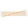 Zing Double Pointed Needles - US 1 (2.25mm) - 6" Amber by Knitter's Pride