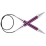 Knitter's Pride Zing Fixed Circular Needles - US 17 (12.0mm) - 24" Purple Velvet