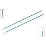 Zing Single Pointed Needles - US 3 (3.25mm) - 10" Emerald by Knitter's Pride