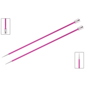 Zing Single Pointed Needles - US 8 (5.0mm) - 14" Ruby by Knitter's Pride