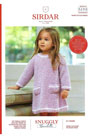 Baby and Children Patterns - 5255 Textured Dress and Hat by Sirdar Snuggly