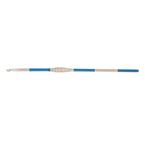 Clover Amour Crochet Hooks- Aluminum Needles - Size H (5.0mm) Blue Needles  at Jimmy Beans Wool