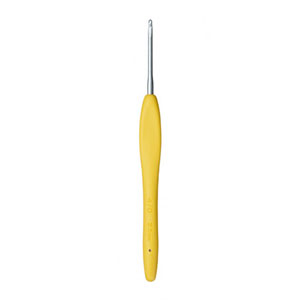 Amour Crochet Hooks- Aluminum - Size C (2.75mm) Yellow by Clover