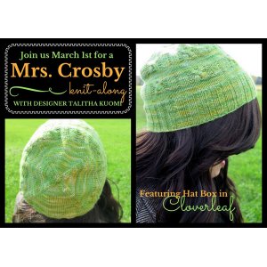 Mrs. Crosby Hat Box Crossway Hat KAL Kit - Hats and Gloves