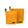 della Q Maker's Canvas Knit Sacks (Set of 2)  - Mustard